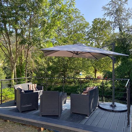 Private Riverside Villa With Breathtaking Views Axat Bagian luar foto